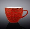 Чашка кофейная 110 мл Сплэш  Wilmax фарфор красный