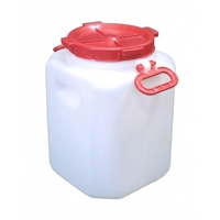 Бочка-канистра 40  л 300*300*540  пластик белый  Альтернатива