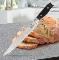 Нож для хлеба 20 см кованый Мехико AxWild