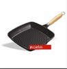 Сковорода-гриль 29х29х4,5 см   литой алюминий антипригарное покрытие индукция   Pujadas