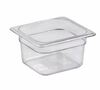 Гастроемкость поликарбонат GN 1/6 176х162х100 мм прозрачный кт412/67488