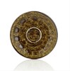 Блюдце 15,5 см Cowry Yellow By Bone фарфор коричневый