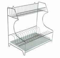 Сушилка для посуды настольно-настенная 41Х29Х39,5см с поддоном оцинковка Сушилка для посуды настольно-настенная 41Х29Х39,5см с поддоном оцинковка