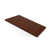 Доска разделочная 500х350х18 мм  пластик коричневый  KL