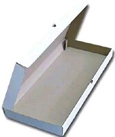 Коробка для римской пиццы 320х220 мм h50 мм  белая