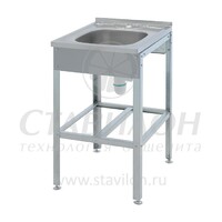 Рукомойник напольный ВР-600 ATESY  АСС  оцинкованная сталь  390х420х150