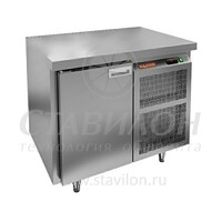 Стол холодильный GN с бортом GN 1/TN HICOLD  -2...+10°С   1 дверь  нержавеющая сталь