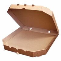 Коробка для пиццы 360х360 мм h40 мм крафт "трапеция"