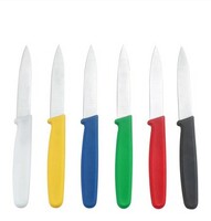 Нож для овощей 8 см с пластик.зелен.ручкой  Gerus 