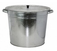 Бак 20л для воды с крышкой оцинк.сталь  Производство металлоизделий