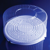 Упаковка для торта (крышка) ИП-311 К  прозрачный Интерпластик