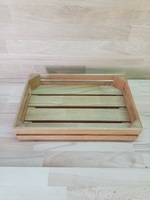 Ящик для сервировки деревянный 30х20х5см  реячный ДУБ