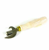 Нож консервный  простой деревянная ручка  CHINA