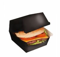 Коробка для гамбургера 140х140х80 мм черная P.L.ProffCuisine