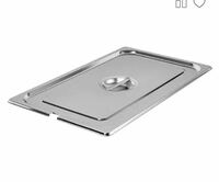 Крышка д/гастроемкости нерж.сталь GN 1/1  c вырезом для ложки 