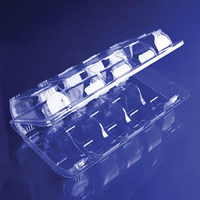 Упаковка объемная ИП-28С5 "А" 5 секций под эклер прозрачный Интерпластик