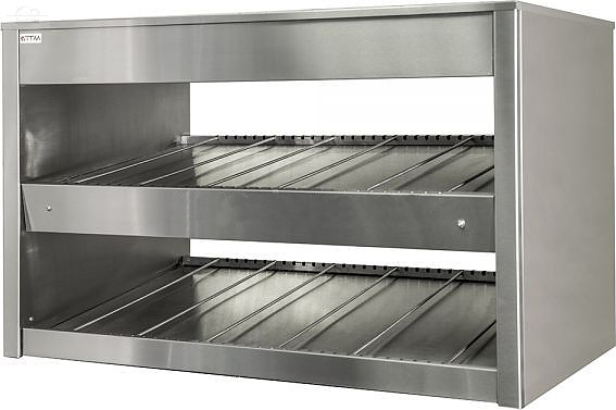 Витрина тепловая VT2-970BK ROBOLABS от +30 до 90 °C 2 полки нержавеющая сталь Витрина тепловая VT2-970BK ROBOLABS от +30 до 90 °C 2 полки нержавеющая сталь