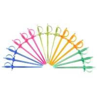 Пика пластиковая H70 мм Меч /Шпага  400шт/уп разноцветный PS