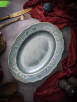 Блюдо овальное 32х24,2 см Vintage CASA DI FORTUNA фарфор