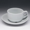 Кофейная пара 80 мл  Collage KL  фарфор белый
