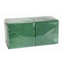 Салфетки 33х33 см 1 слой 300 шт/уп  БигПак зеленый