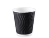 Стакан бумажный 200/250 мл D80 мм  Impresso Black  дизайн двухслойный
