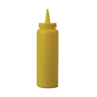 Емкость для соусов 375 мл  пластик желтый MG