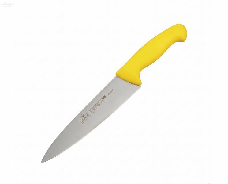 Нож поварской 20 см желтый HACCP Luxstahl Нож поварской 20 см желтый HACCP Luxstahl