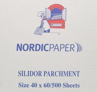 Бумага для выпечки 60х40 см 500 листов белая  SILIDOR