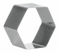 Форма Шестиугольник 6х6 см Н5 см  нерж.сталь  KL