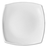 Тарелка квадратная 23,5х23,5 см белый Фокус