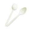 Ложка пластиковая чайная 125 мм   белый PS Балтполимер