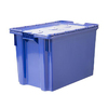 Ящик универсальный с крышкой 75 л 600х400х400 мм сплошной цветной (до -18)