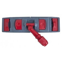 Держатель МОПа (флаундер) 40х11 см универсальный, серо-красный, карман + уши  РосМоп