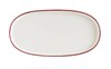Блюдо овальное 21х10 см Линеа Бургундия, форма Хюгге Bonna фарфор
