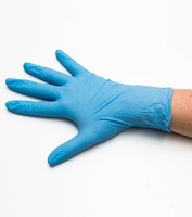 Перчатки нитриловые размер M неопудренные / нестерильные  200 шт/уп  синий