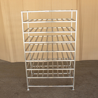 Стеллаж решетчатый Б/У СТ-850/500/1400  Б/У РТПС 8 полок