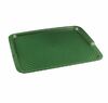 Поднос столовый 42,5х32 см зеленый полипропилен  Рестола 8015