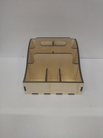 Ящик для сервировки деревянный 19х18.5 см H14.5 cм 6 секционный  фанера