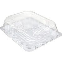 Упаковка для торта Т-480  белый/прозрачный Комус
