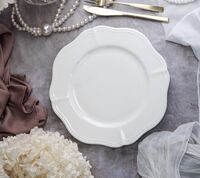 Тарелка мелкая D 28,5 см H2,7 см Grazia, CASA DI FORTUNA, фарфор