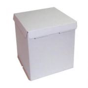 Короб  300х300х300 мм  для тортов картон белый ForGenika
