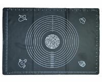 Коврик силиконовый 64х45 см с разметкой черный
