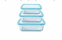 Набор контейнеров прям 3пр 370,640,1040мл син ТМ Appetite