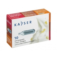 Баллончики для сифона для сливок упаковка 10 штук (N2O)  Kayser