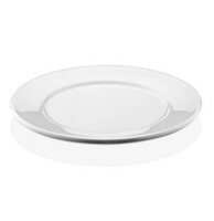 Тарелка мелкая 19 см поликарбонат белый