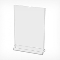 Подставка для информации А5 вертикаль  прозрачный оргстекло