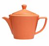 Чайник 500 мл  Orange Porland фарфор оранжевый