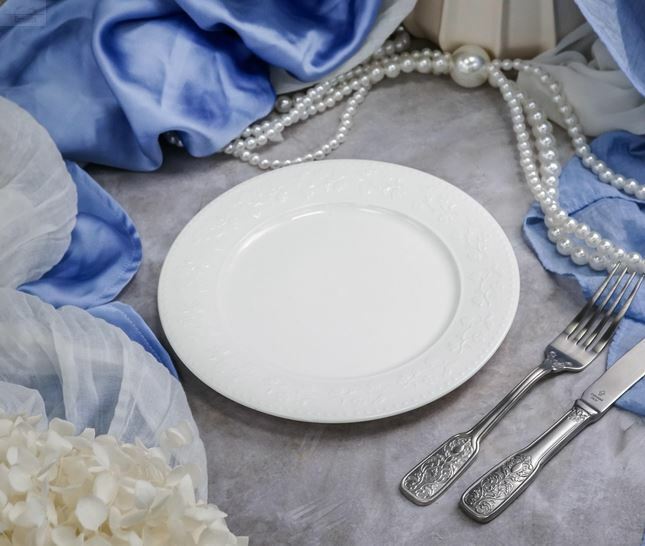 Тарелка мелкая D21 см H1,9 см Primavera CASA DI FORTUNA, фарфор Тарелка мелкая D21 см H1,9 см Primavera CASA DI FORTUNA, фарфор