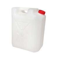 Канистра 20л  290*210*390 пластик белый  Альтернатива